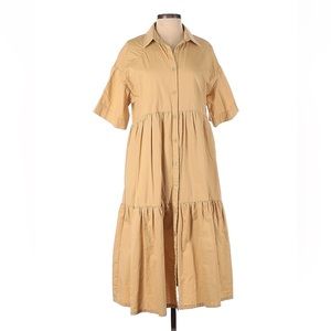 &merci | Button Down Tiered Dress